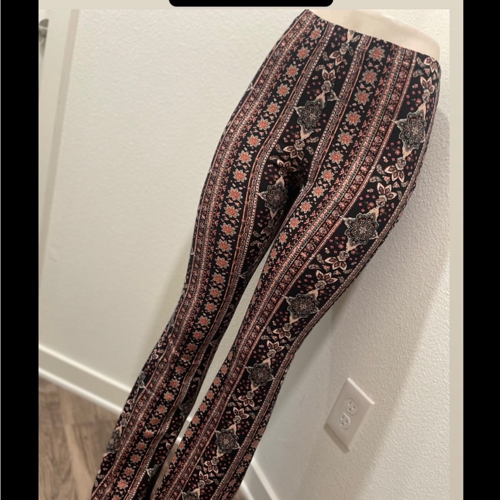 Bellbottom leggings, super soft, comfy , cute boho leggings